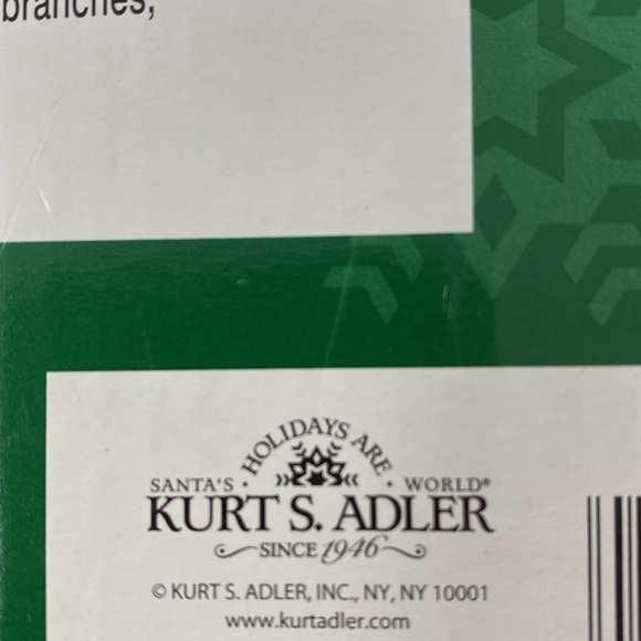 NIB Kurt Adler Gold Star 20 Light Tree Top - Picture 8 of 10